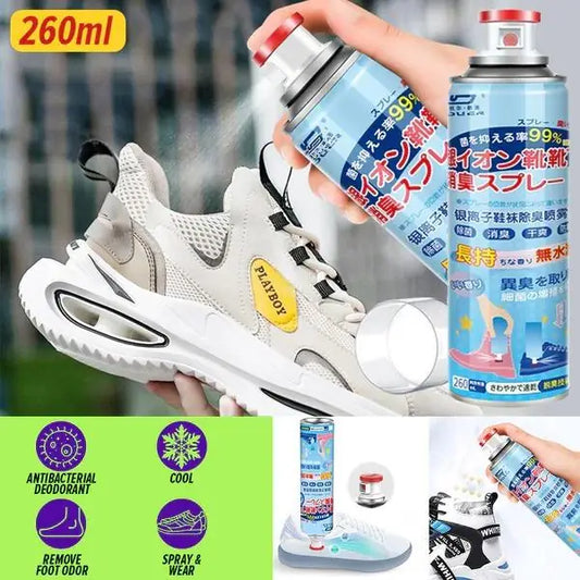 Ultimate Shoe Deodorant Spray (400g) β Odor Eliminator & Footwear Refresher