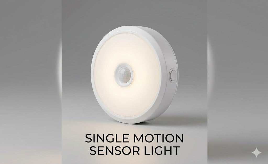 Premium Wireless Motion Sensor LED Night Lights | USB Rechargeable Smart Wall Lamps for Home (Pack of 2)