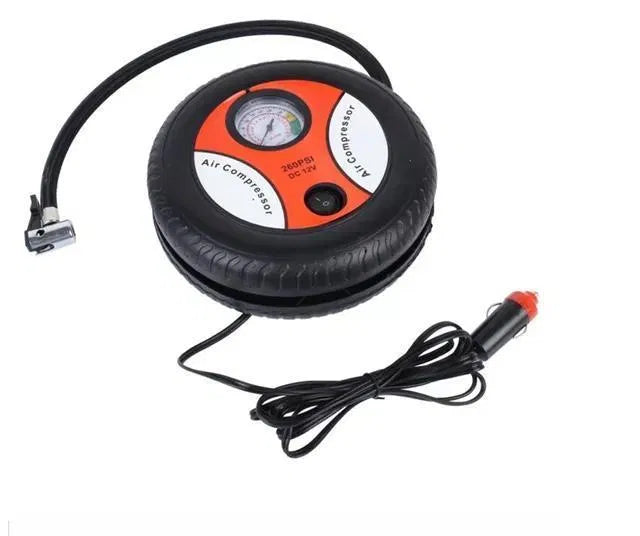 Automatic Car Air Compressor Pump - Portable 12V Tyre Inflator for Cars, Bikes & Balls