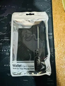 Luxury Silicone Wallet Case with Zipper Pocket & Card Holder for iPhone