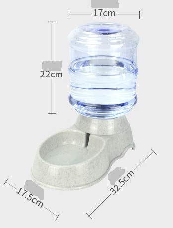 Automatic Pet Water Food Dispenser 3.5L Large Capacity Self-Dispensing Gravity Pet Feeder Waterer Cat Dog Feeding Bowl Drinking Water/Automatic Feeding Pet Supplies - 1Pcs