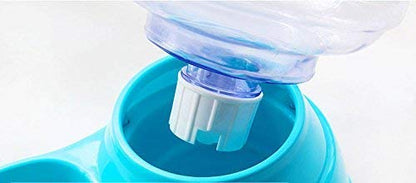 Automatic Pet Water Food Dispenser 3.5L Large Capacity Self-Dispensing Gravity Pet Feeder Waterer Cat Dog Feeding Bowl Drinking Water/Automatic Feeding Pet Supplies - 1Pcs