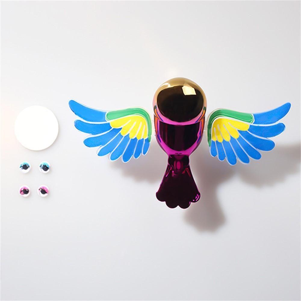 Moving Wind Swinging Bird Wings – Wind-Powered Automatic Flapping Car Toy