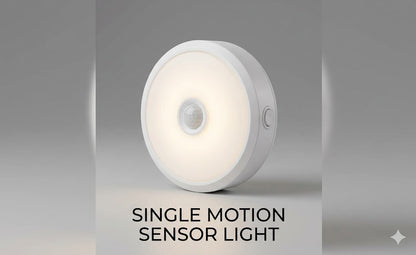 Premium Wireless Motion Sensor LED Night Lights | USB Rechargeable Smart Wall Lamps for Home (Pack of 2)