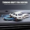 Mini Car Model Drifting AE86 Car Model with Self Adhesive Base,2.95inches Alloy AE86 Initial D Dashboard Decor Charm Desk Decor Room