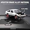Mini Car Model Drifting AE86 Car Model with Self Adhesive Base,2.95inches Alloy AE86 Initial D Dashboard Decor Charm Desk Decor Room