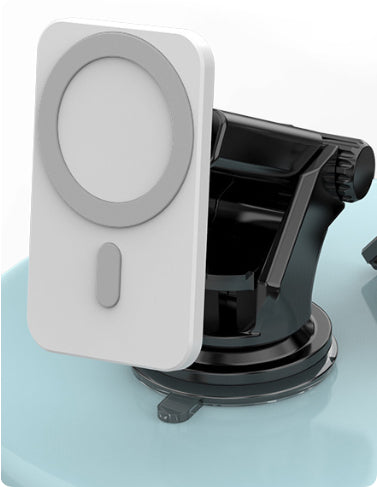 Magnetic Wireless Car Charger 15W & Fast Charging Smartphones Mount