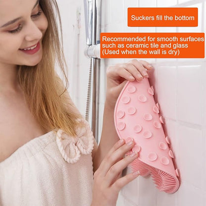 Premium Silicone Multiuse Body & Foot Scrubber – Deep Cleansing Massage Brush (Pack of 1)