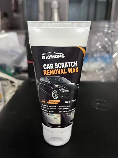 Premium Car Scratch Removal Wax & Swirl Remover (Pack of 2) – High-Gloss Paint Restorer with Sponge