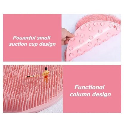 Premium Silicone Multiuse Body & Foot Scrubber – Deep Cleansing Massage Brush (Pack of 1)