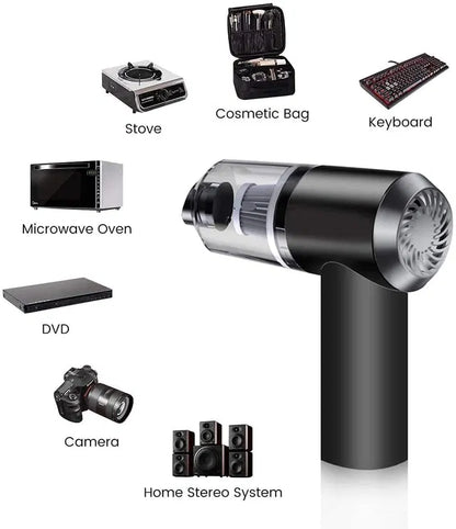 TurboBlast 2-in-1 Wireless Air Duster & Handheld Vacuum Pro