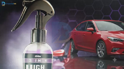 3-in-1 High Protection Quick Car Coating Spray | Hydrophobic Nano Polish & Scratch Repair (Pack of 2)